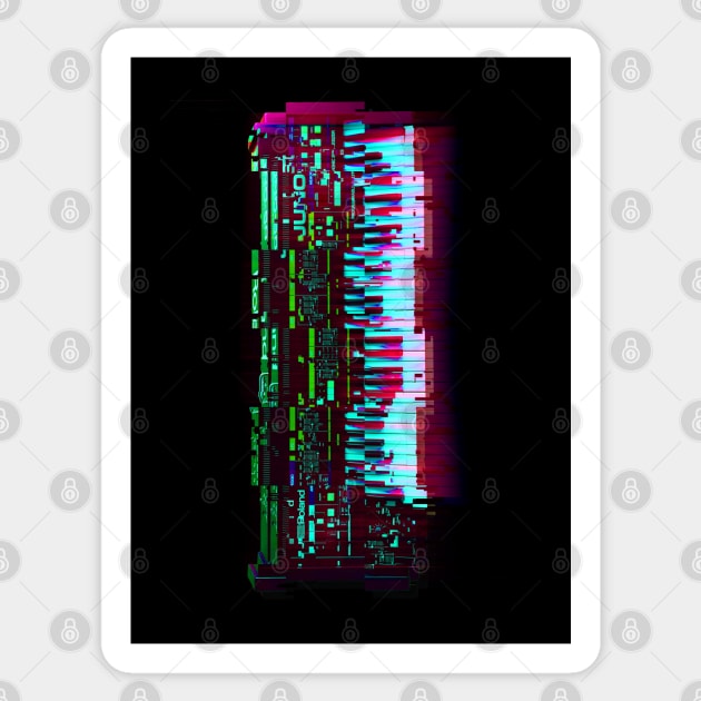 JUNO GLITCH #1 Sticker by RickTurner